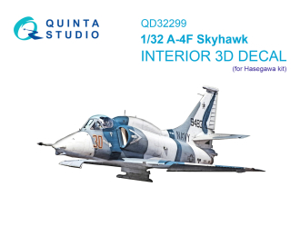 3D Декаль интерьера кабины A-4F Skyhawk (Hasegawa)