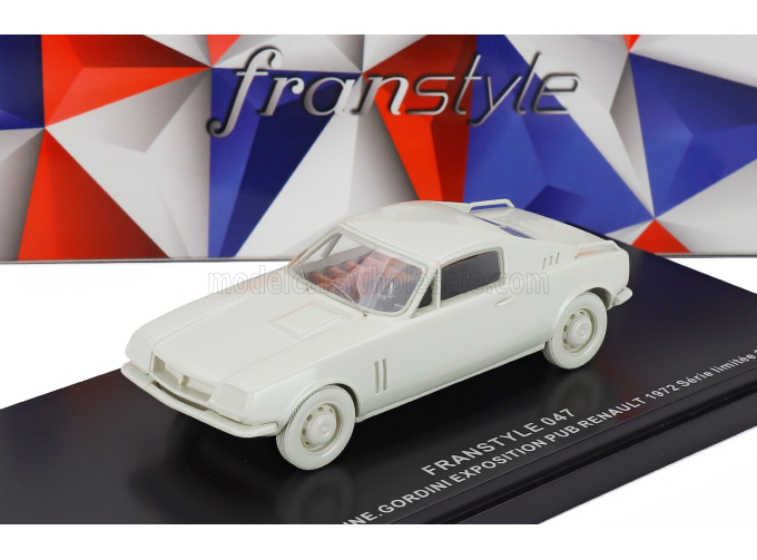 RENAULT Alpine Gordini R.a.g. Exposition Pub Renault (1972), White