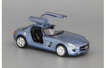 MERCEDES-BENZ SLS AMG Coupe C197 (2010), blue yosemite