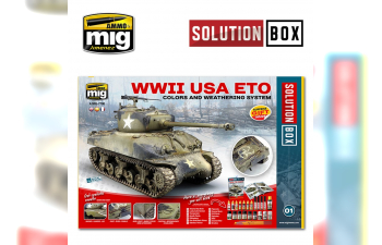 WW II AMERICAN ETO SOLUTION BOX / Набор для автомобилей времен ВМВ