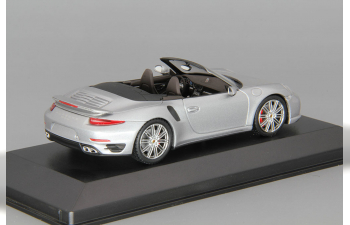 PORSCHE 991 Turbo Cabrio Cabriolet (2014), silver