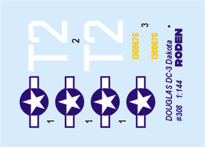 Сборная модель Самолет Douglas C-47 Skytrain