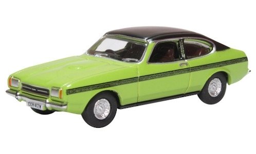 FORD Capri MKII (1974), light green / black