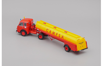 PEGASO Mofletes Diesel Tanker Truck Campsa Fuel (1949), red / yellow