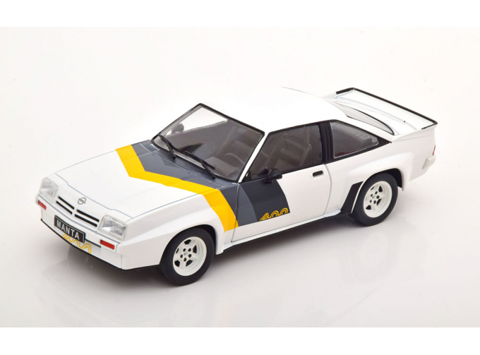 OPEL Manta B 400 Rally, white yellow grey