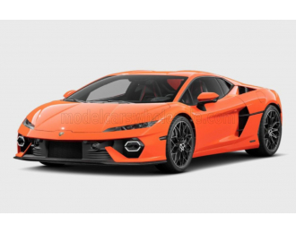 LAMBORGHINI Temerario (2024) - Con Vetrina - With Showcase, Arancio Apodis - Orange
