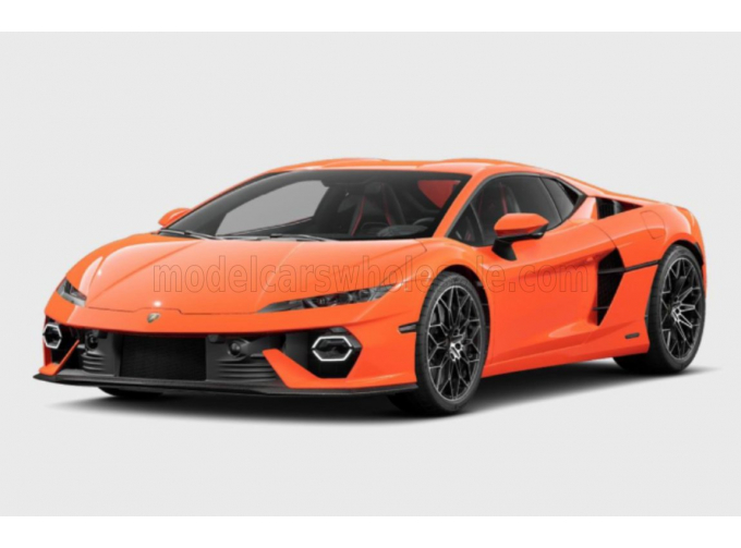 LAMBORGHINI Temerario (2024) - Con Vetrina - With Showcase, Arancio Apodis - Orange