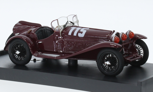 ALFA ROMEO 8C 2300 №115 Mille Miglia (1932) R.Caracciola- R.Bonini, dark red