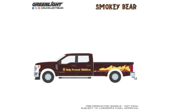 FORD Super Duty F-450 King Ranch, Prevent Range Fires *Smokey Bear Series 5* (2022), dark red