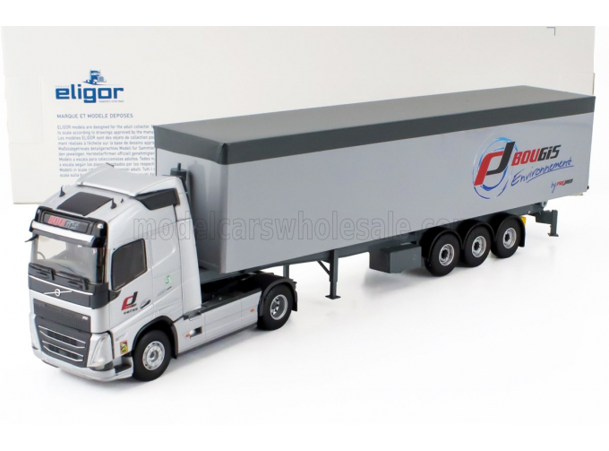 VOLVO Fh 460 Truck Cassonato Bougis Transports (2020), Grey