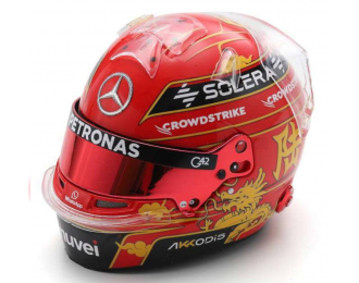 BELL HELMET Casco Helmet F1 George Russell F1 Team Mercedes Amg China Gp (2024), Red