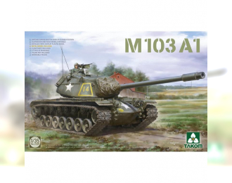 Сборная модель американский тяжёлый танк M103A1