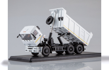 Камский грузовик 6520 самосвал (рестайлинг), белый