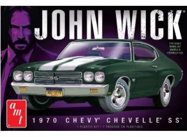 Сборная модель Chevrolet Chevelle John Wick, plastic modelkit 1970
