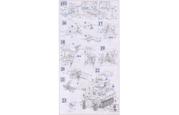 Сборная модель германская тяжелая самоходная реактивная система залпового огня Wurfrahmen 40 на базе Sd Kfz 251/2 Ausf.C