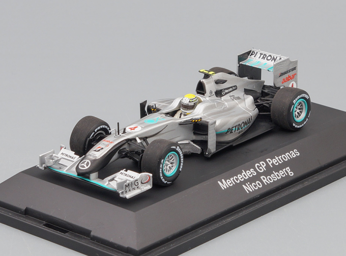 MERCEDES-BENZ GP Petronas Rosberg show car W01 (2010), silver