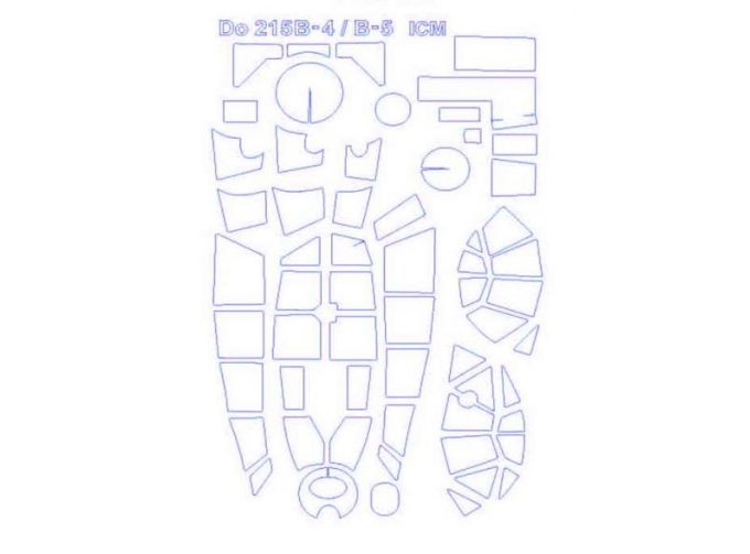 Маска окрасочная для Do 215B-4 / B-5