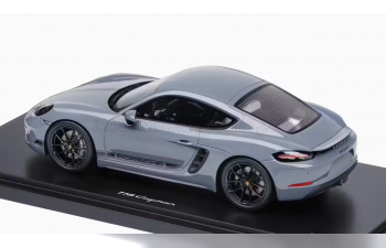 PORSCHE 718 (982) Cayman Style Edition (2022) - Con Vetrina - With Showcase, Artic Grey