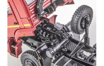 Камский грузовик 65225 (рестайлинг) седельный тягач, бордовый