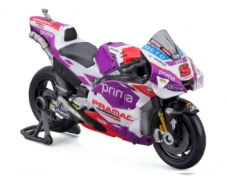 DUCATI Desmosedici Pramac Racing №5 Jahan Zarco, Moto GP (2022), white/purple/red