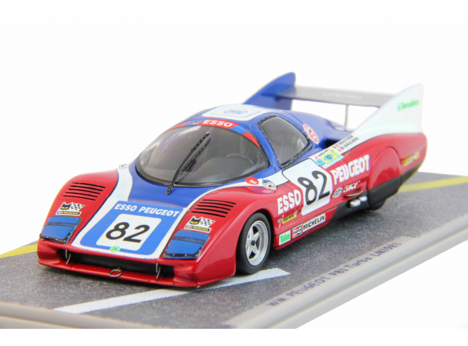 WM P79/80 Peugeot Turbo #82 Le Mans (1981), white / red / blue