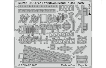 Полный набор фототравления USS CV-10 Yorktown