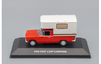 FIAT 125P Camping, Kultowe Legendy FSO 19, red / white