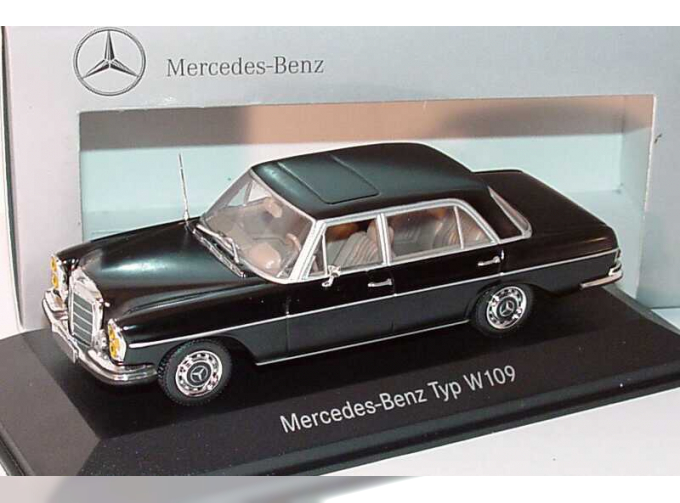 MERCEDES-BENZ 300 SEL 1965-71 Typ W109, black matte