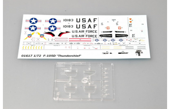 Сборная модель Американский истребитель-бомбардировщик F-105D "Thunderchief"