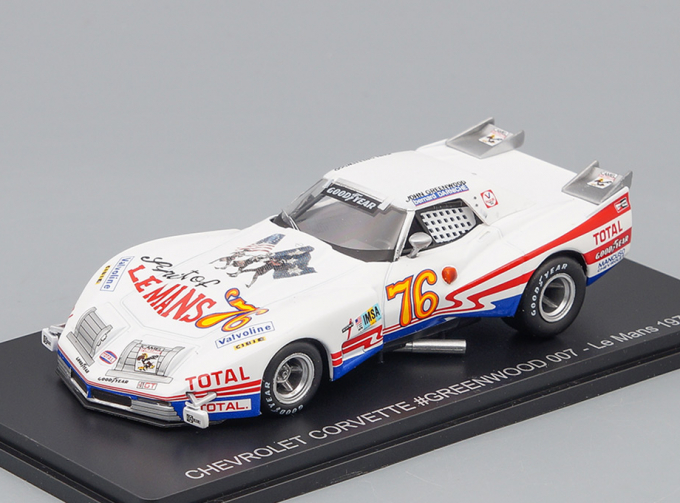 CHEVROLET Corvette #Greenwood 007 - Le Mans 1976, white