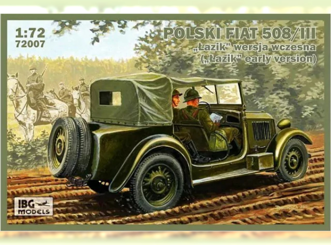 Сборная модель Polski FIAT 508/III Lazik early version