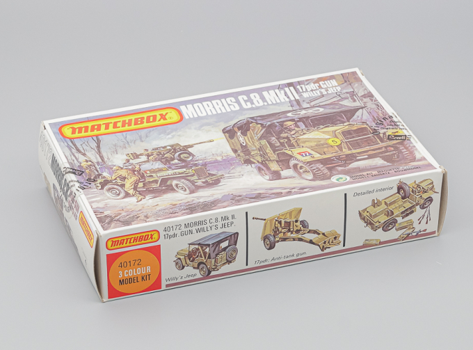Сборная модель MORRIS C.8 17PDR GUN WILLY'S JEEP
