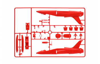 Сборная модель Самолет HAWK Mk.1A 50th Anniv. RED ARROW