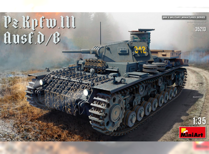 Сборная модель Немецкий средний танк Pz.Kpfw.III Ausf.D / B