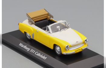 WARTBURG A 311 CABRIOLET - 1958 - YELLOW/WHITE