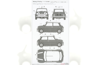 Сборная модель MINI Cooper BSCC Limited (1998) (Limited Edition)