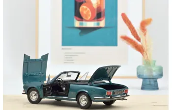 PEUGEOT 504 Cabriolet (1969), blue metallic