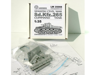 Сборная модель KL.Pz.Bef.Wg. (Sd.Kfz.265) Командный танк Гражданской войны в Испании