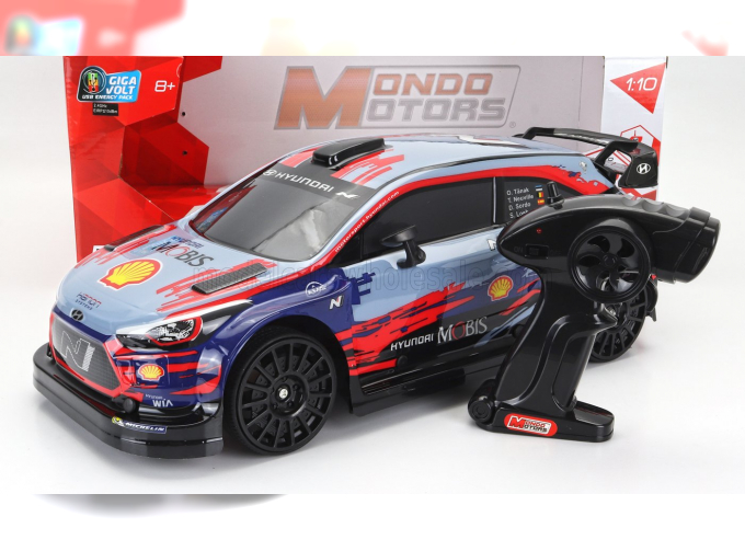 RC HYUNDAI I20 Wrc Coupe Team Mobis №0 Rally (2020), 2 Tone Blue Red