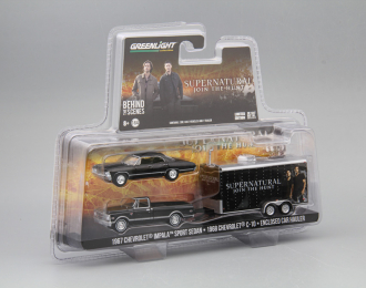 CHEVROLET Impala Sport Sedan 1967 CHEVROLET C-10 Enclosed Car Hauler из сериала Supernatural (Сверхъестественное), black