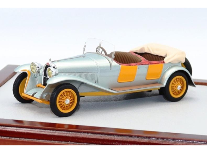 Bugatti Type 38 Tourer Lavocat & Marsault sn38240 Open (1926), Grey/Orange