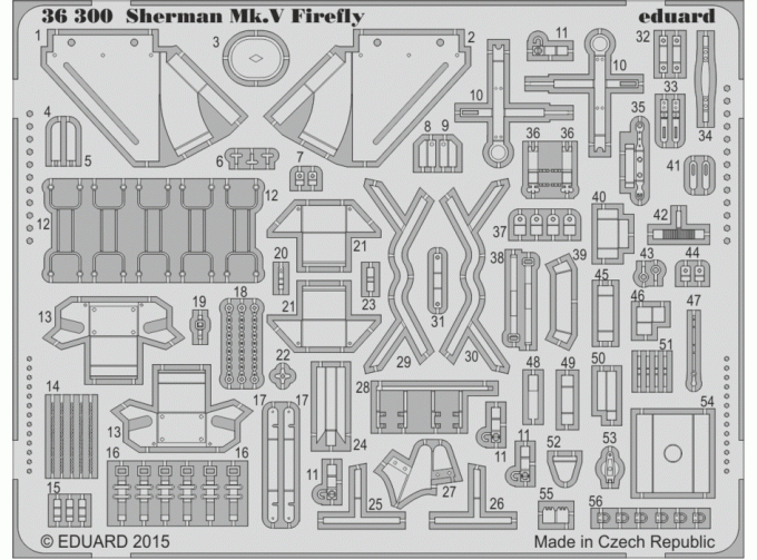 Фототравление Sherman Mk. V Firefly