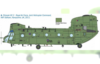 Сборная модель Вертолёт CHINOOK HC.2 / CH-47F