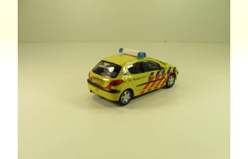 PEUGEOT 206 Ambulance, Junior Rescue 1:43, желтый