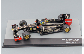 RENAULT F1 Rs31 Team Lotus N 9 Italian Gp Monza (2011) B.Senna, Black Gold