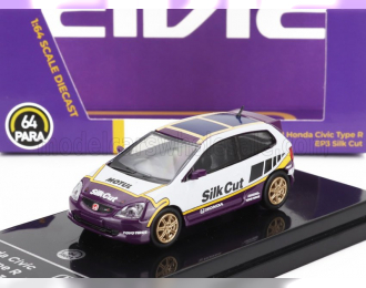 HONDA Civic Type R Ep3 Silk Cut Racing (2001), White Purple