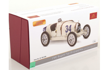 BUGATTI T35 №34 Grand Prix Nation Colour Project, USA, white/ dark blue