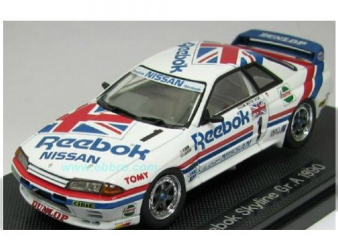 NISSAN Skyline GTR R32 1990 GrA Reebok, white