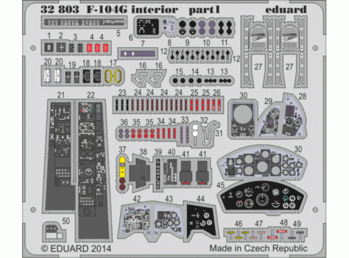 F-104G interior S.A. Italeri