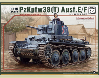 Сборная модель Немецкий легкий танк Pz.Kpfw. 38(t)